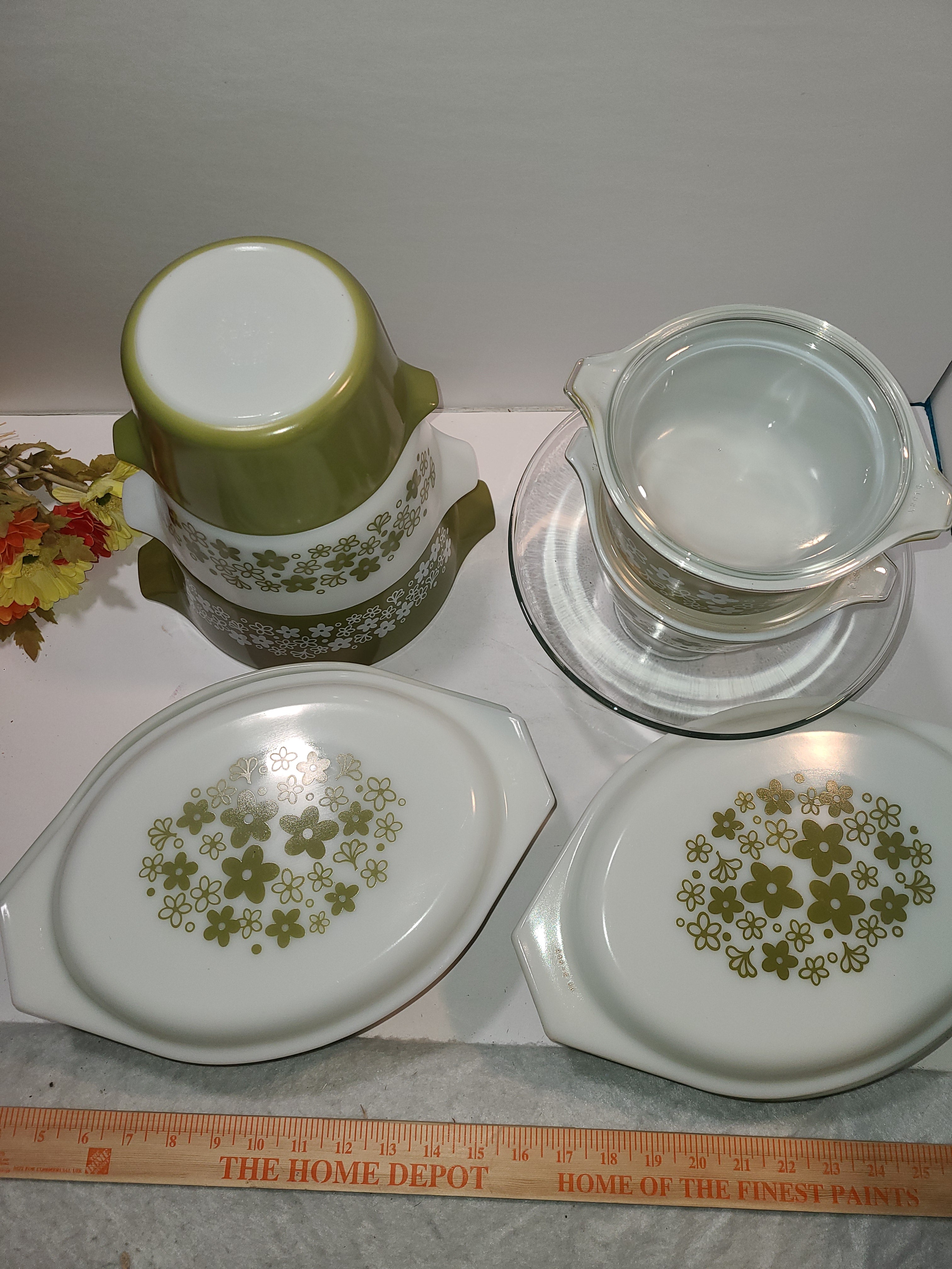 Pyrex Crazy Daisy hotsell round nesting bowl set (4)