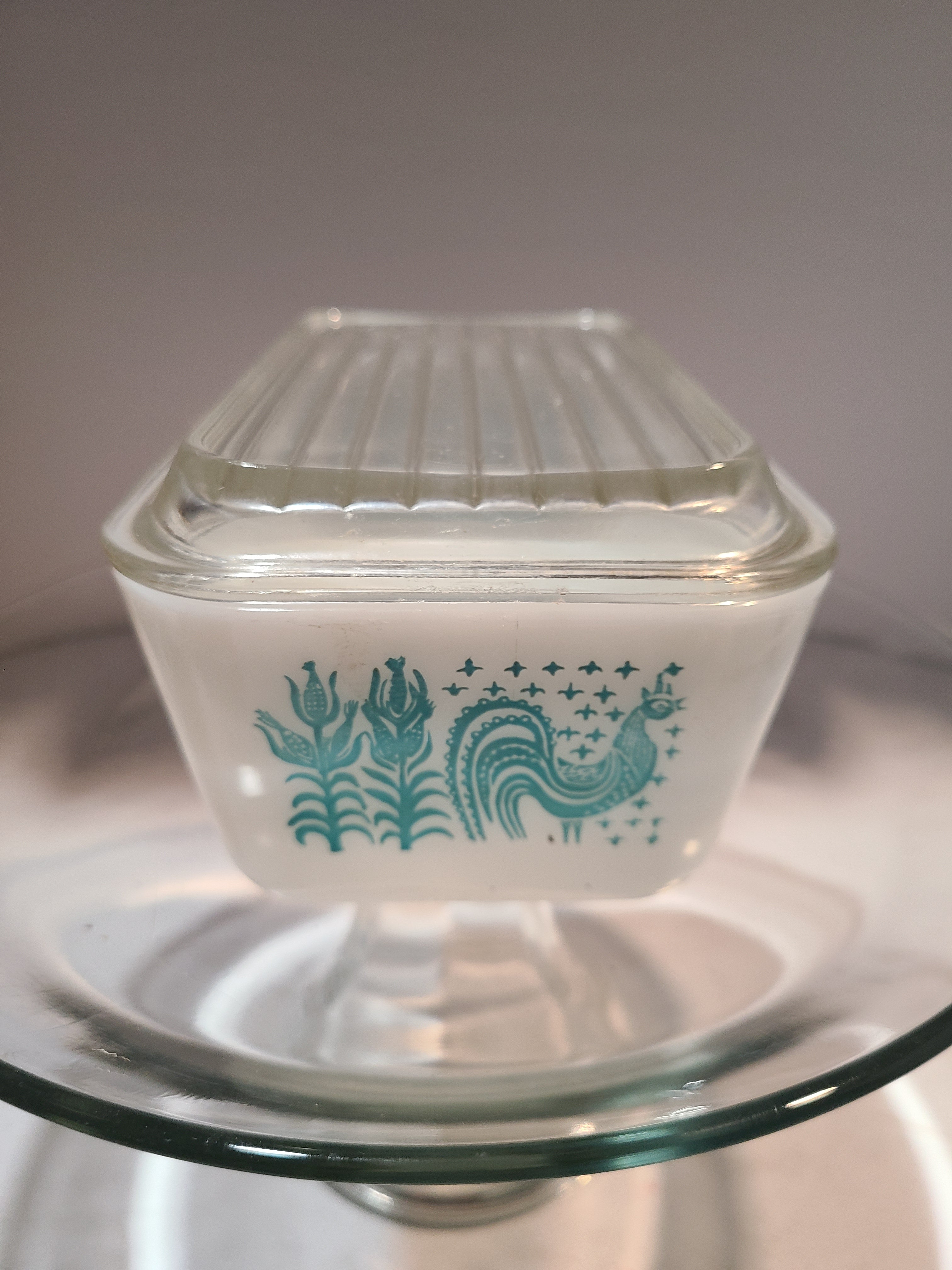 Vintage hot Pyrex Butterprint Refrigerator Dishes